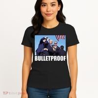 Bulletproof Trump 2024 Take America Back Pennsylvania Rally Women's T-Shirt thumb 4