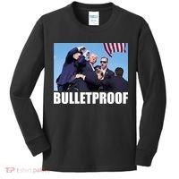 Bulletproof Trump 2024 Take America Back Pennsylvania Rally Kids Long Sleeve Shirt thumb 0