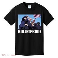 Bulletproof Trump 2024 Take America Back Pennsylvania Rally Kids T-Shirt thumb 0