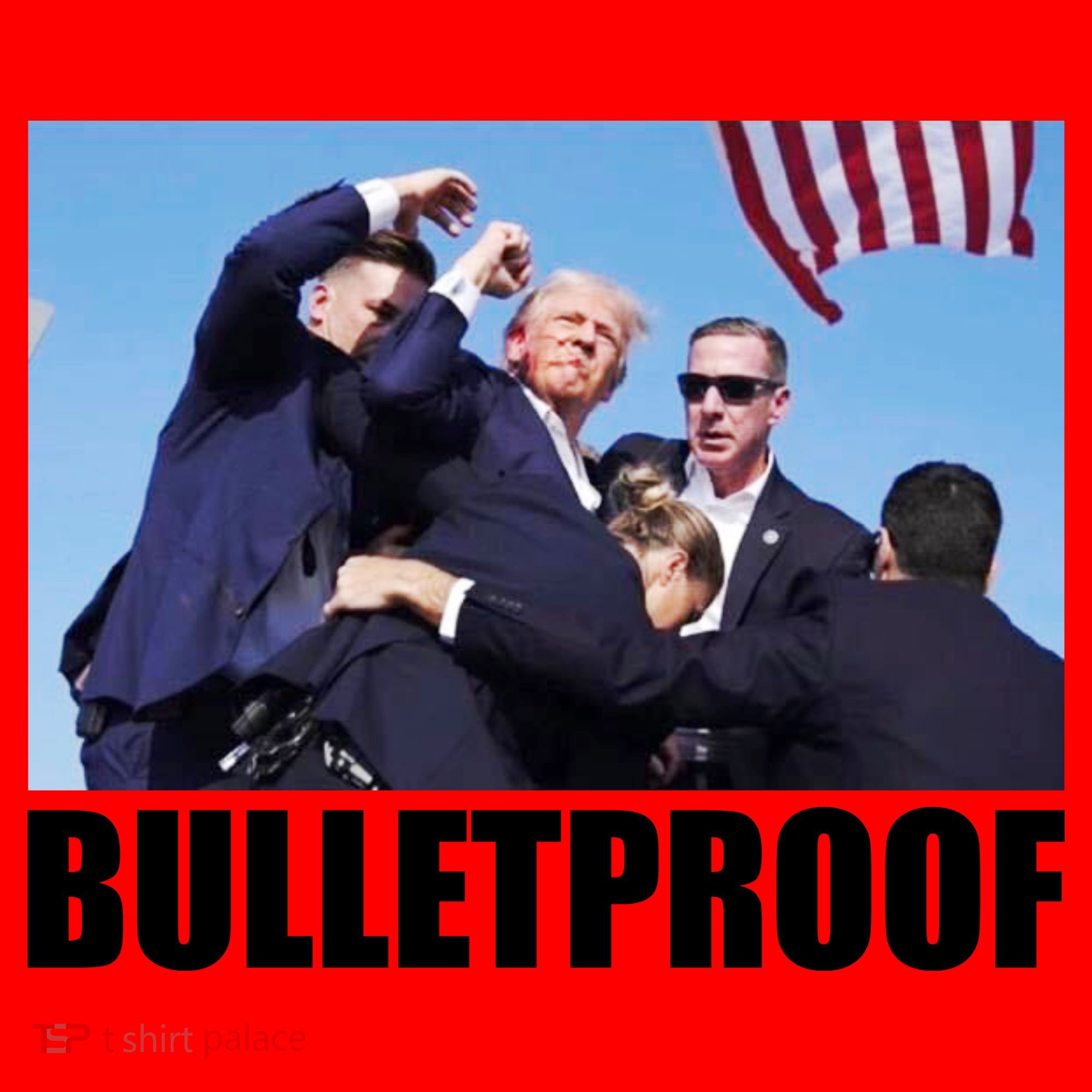 Bulletproof Trump 2024 Take America Back Pennsylvania Rally Santa Hat