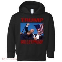Bulletproof Trump 2024 Take America Back Pennsylvania Rally Toddler Hoodie thumb 0