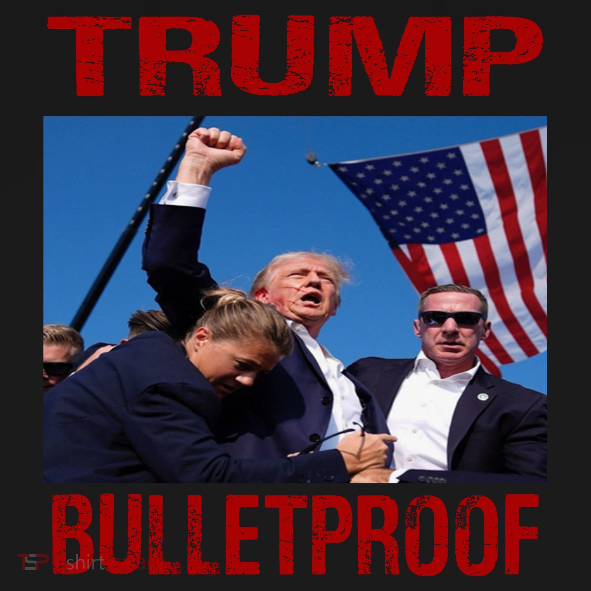 Bulletproof Trump 2024 Take America Back Pennsylvania Rally Toddler Hoodie