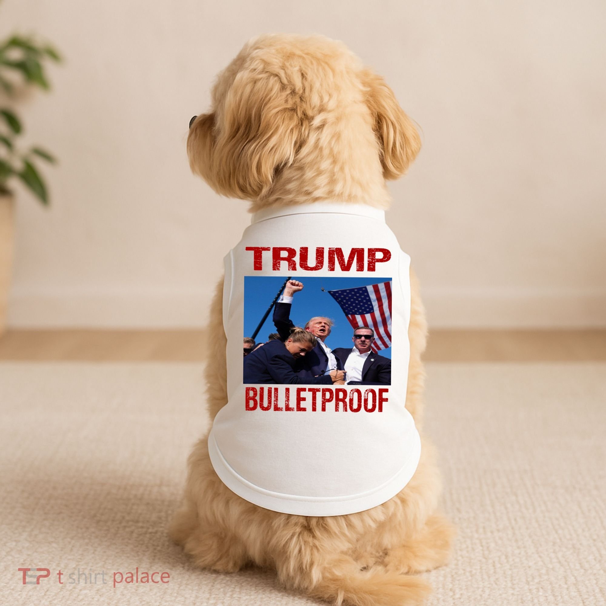 Bulletproof Trump 2024 Take America Back Pennsylvania Rally Doggie Tank
