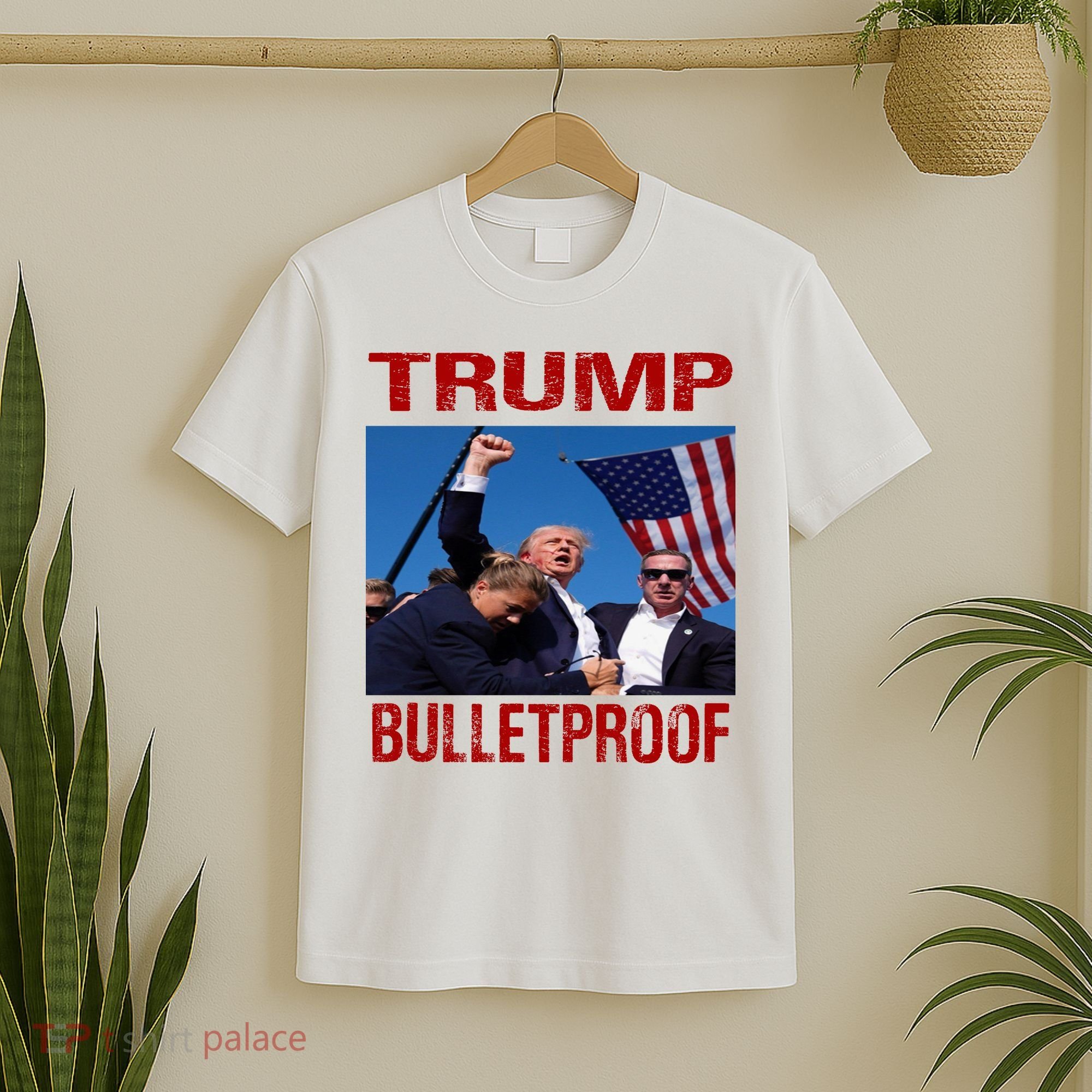 Bulletproof Trump 2024 Take America Back Pennsylvania Rally T-Shirt