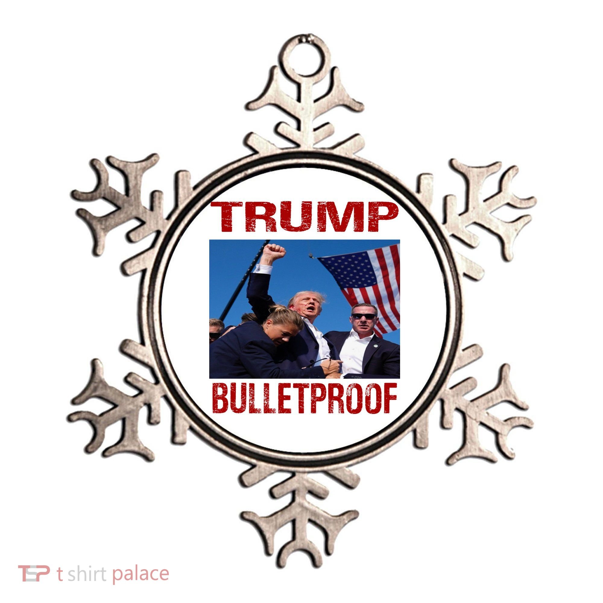 Bulletproof Trump 2024 Take America Back Pennsylvania Rally Ornament