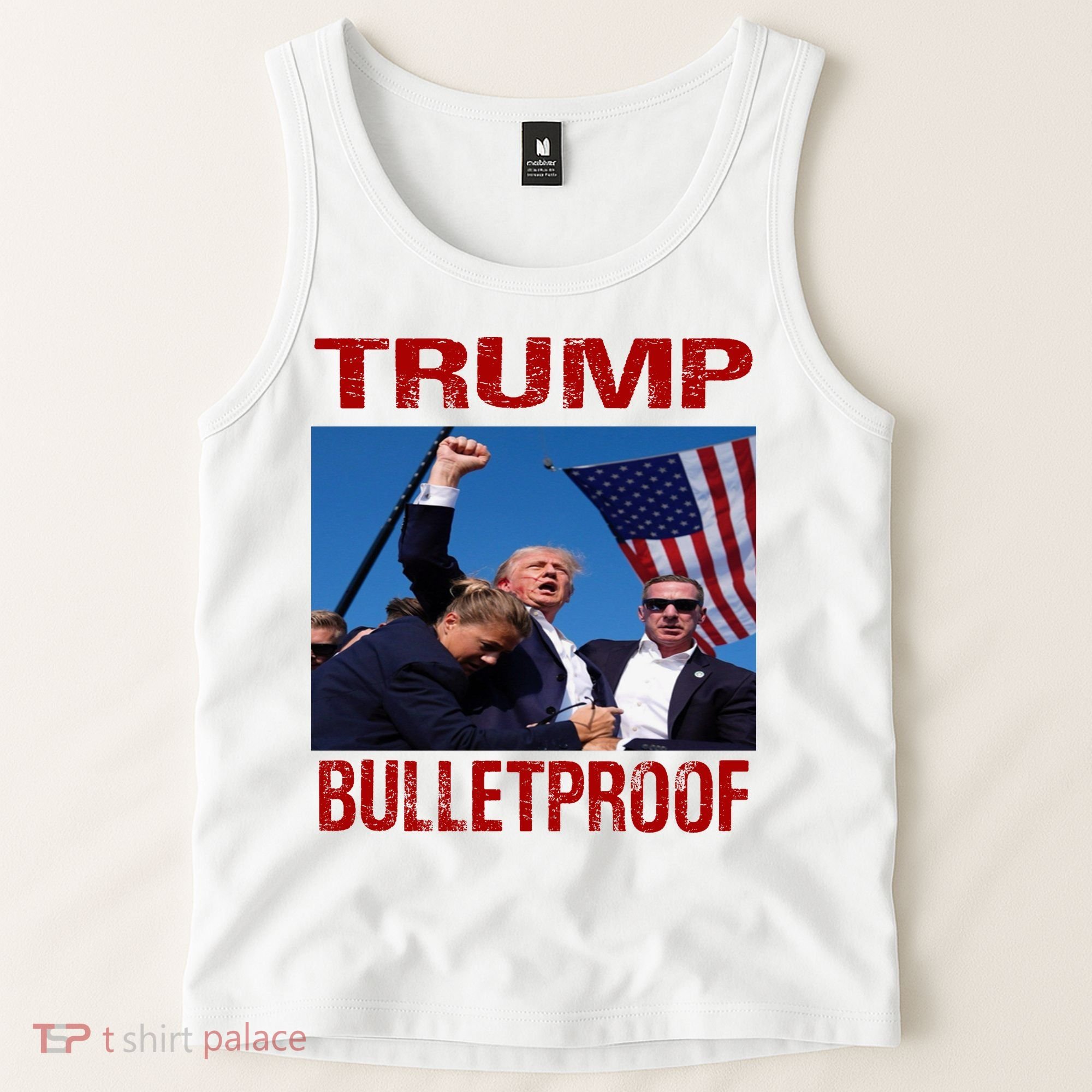 Bulletproof Trump 2024 Take America Back Pennsylvania Rally Tank Top