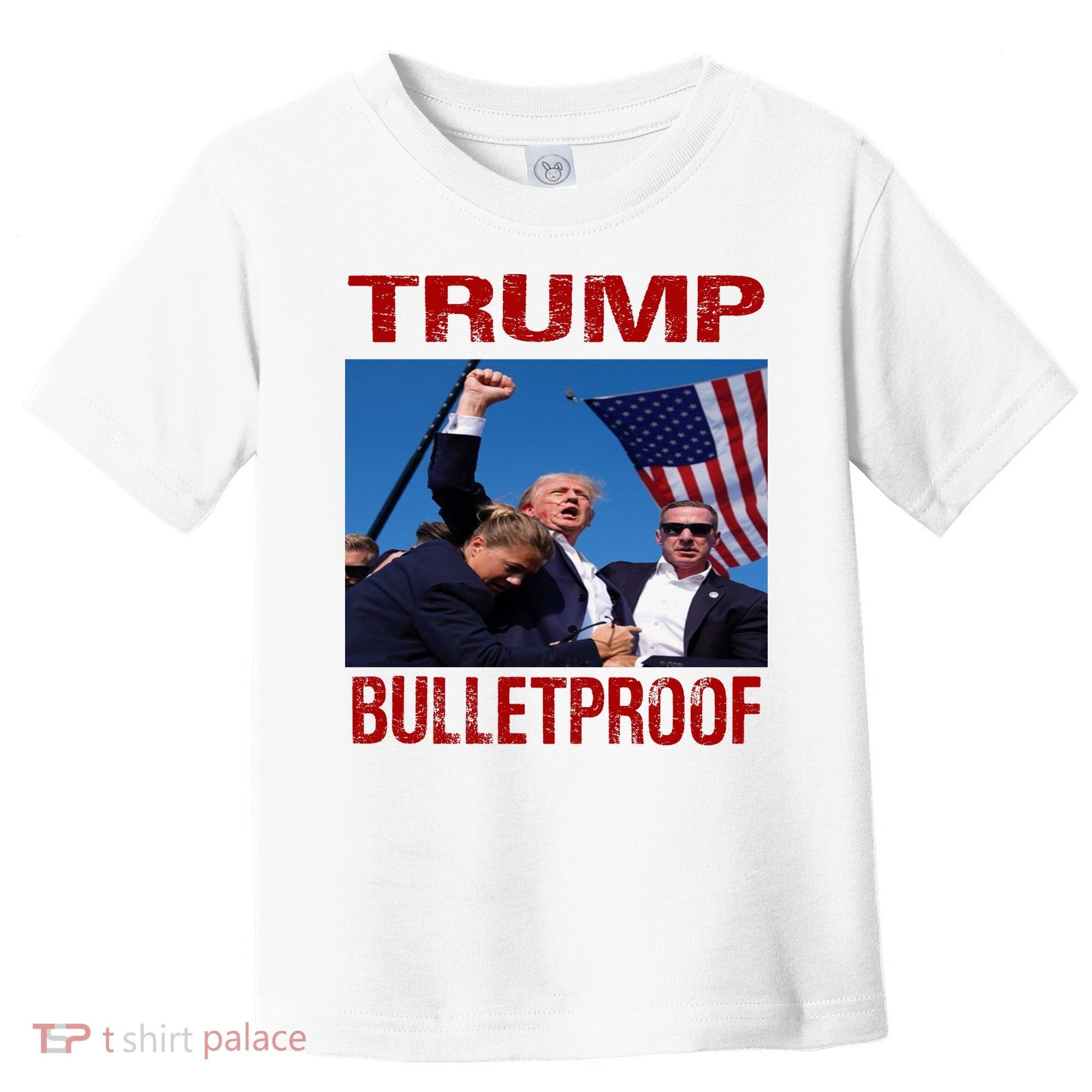 Bulletproof Trump 2024 Take America Back Pennsylvania Rally Toddler T-Shirt