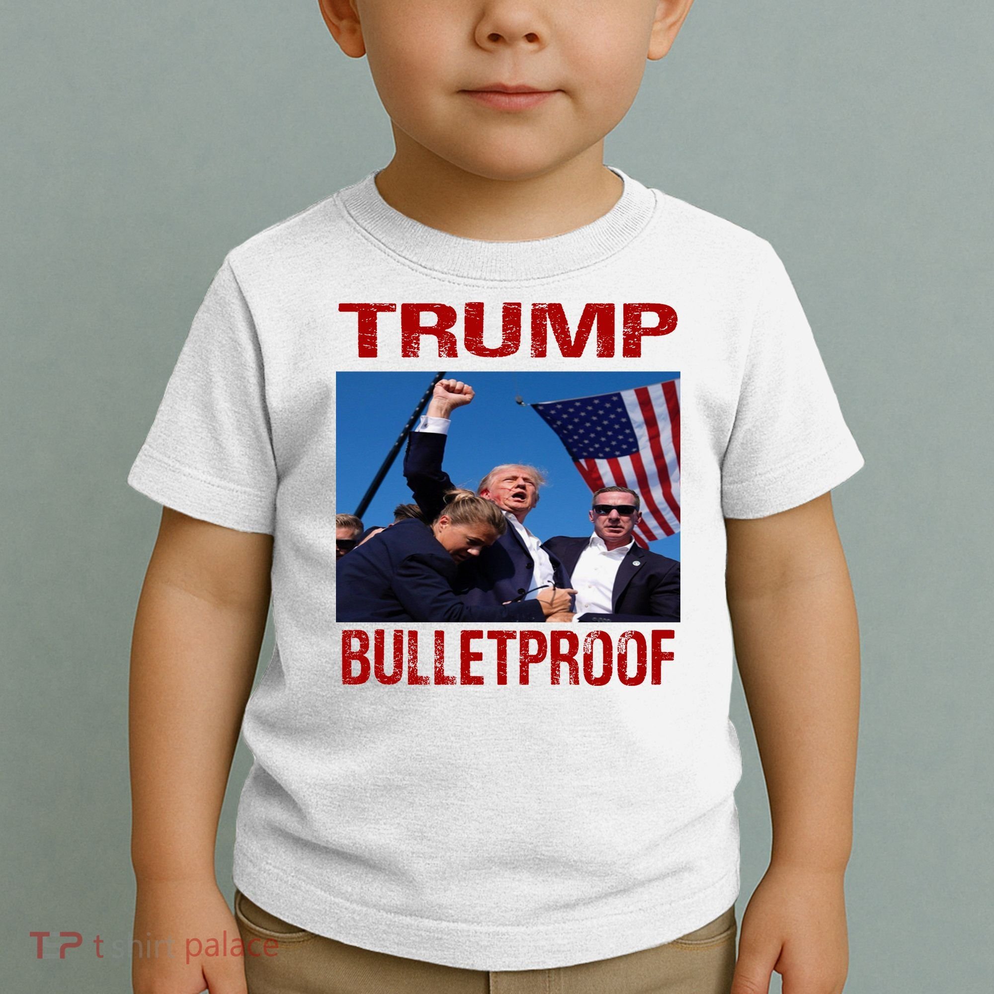Bulletproof Trump 2024 Take America Back Pennsylvania Rally Toddler T-Shirt