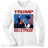 Bulletproof Trump 2024 Take America Back Pennsylvania Rally Women's Long Sleeve Shirt thumb 0