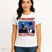 Bulletproof Trump 2024 Take America Back Pennsylvania Rally Women's T-Shirt thumb 4