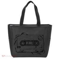 Back To 80S 90S Mix Tape Music Sketch Drawing Music Tape Tote Bag thumb 0