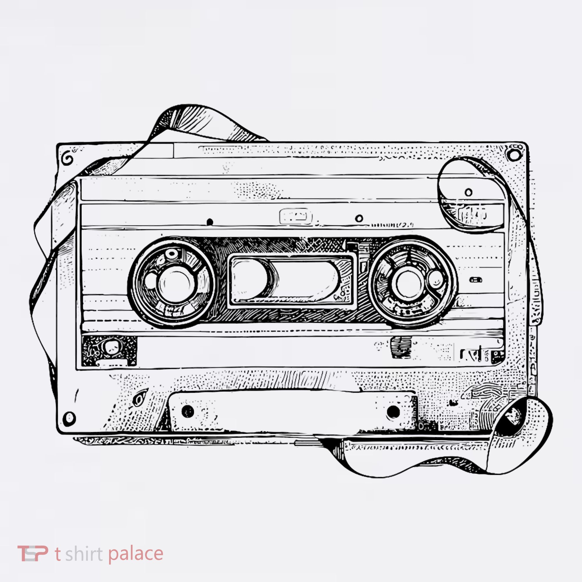 Back To 80S 90S Mix Tape Music Sketch Drawing Music Tape Apron