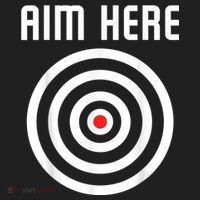 Bullseye Target Aim Here Darts Players Shooting Beanie thumb 2