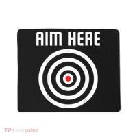 Bullseye Target Aim Here Darts Players Shooting Mousepad thumb 0