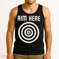 Bullseye Target Aim Here Darts Players Shooting Tank Top thumb 3