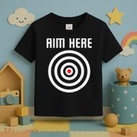 Bullseye Target Aim Here Darts Players Shooting Toddler T-Shirt thumb 3