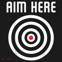 Bullseye Target Aim Here Darts Players Shooting Kids Long Sleeve Shirt thumb 2