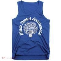 Brain Tumor Awareness Gift Happy Cancer Apparel Great Gift Tank Top thumb 0