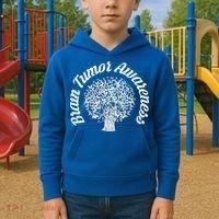 Brain Tumor Awareness Gift Happy Cancer Apparel Great Gift Kids Hoodie thumb 2