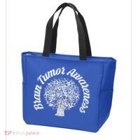 Brain Tumor Awareness Gift Happy Cancer Apparel Great Gift Tote Bag thumb 3