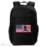 Baseball Team American Flag Usa Gift Backpack thumb 0