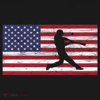 Baseball Team American Flag Usa Gift Women's Hoodie thumb 2