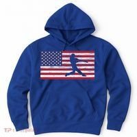 Baseball Team American Flag Usa Gift Hoodie thumb 0