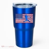 Baseball Team American Flag Usa Gift Tumbler thumb 0