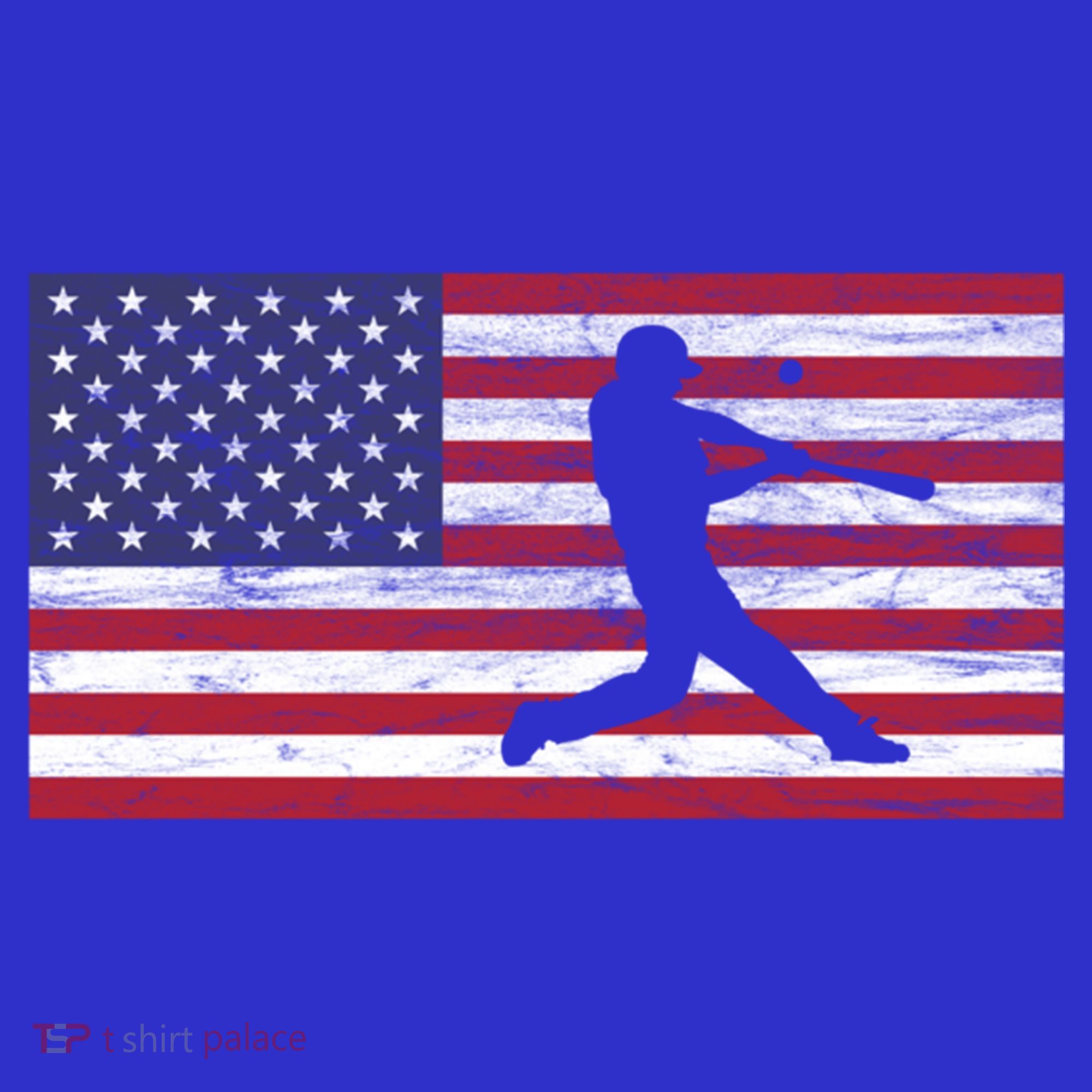 Baseball Team American Flag Usa Gift Women's Tank Top