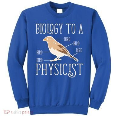 Biology To A Physicist Funny Physics Funny Gift Sweatshirt