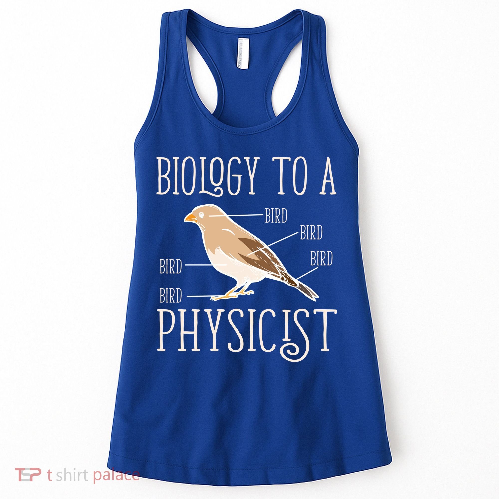 Biology To A Physicist Funny Physics Funny Gift Women's Tank Top