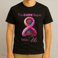 Banding Together Against Breast Cancer T-Shirt thumb 3