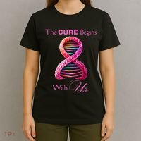 Banding Together Against Breast Cancer T-Shirt thumb 4
