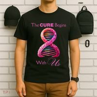 Banding Together Against Breast Cancer T-Shirt thumb 6