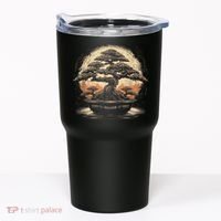 Bonsai Tree And The Rising Sun In Japan Tumbler thumb 0