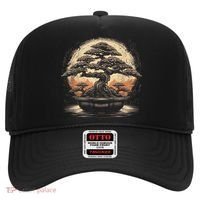 Bonsai Tree And The Rising Sun In Japan Hat thumb 0