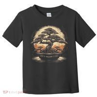 Bonsai Tree And The Rising Sun In Japan Toddler T-Shirt thumb 0