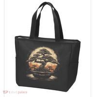 Bonsai Tree And The Rising Sun In Japan Tote Bag thumb 3