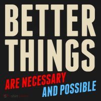 Better Things Are Necessary And Possible USA-Made Doggie Bandana thumb 2