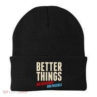 Better Things Are Necessary And Possible Beanie thumb 0