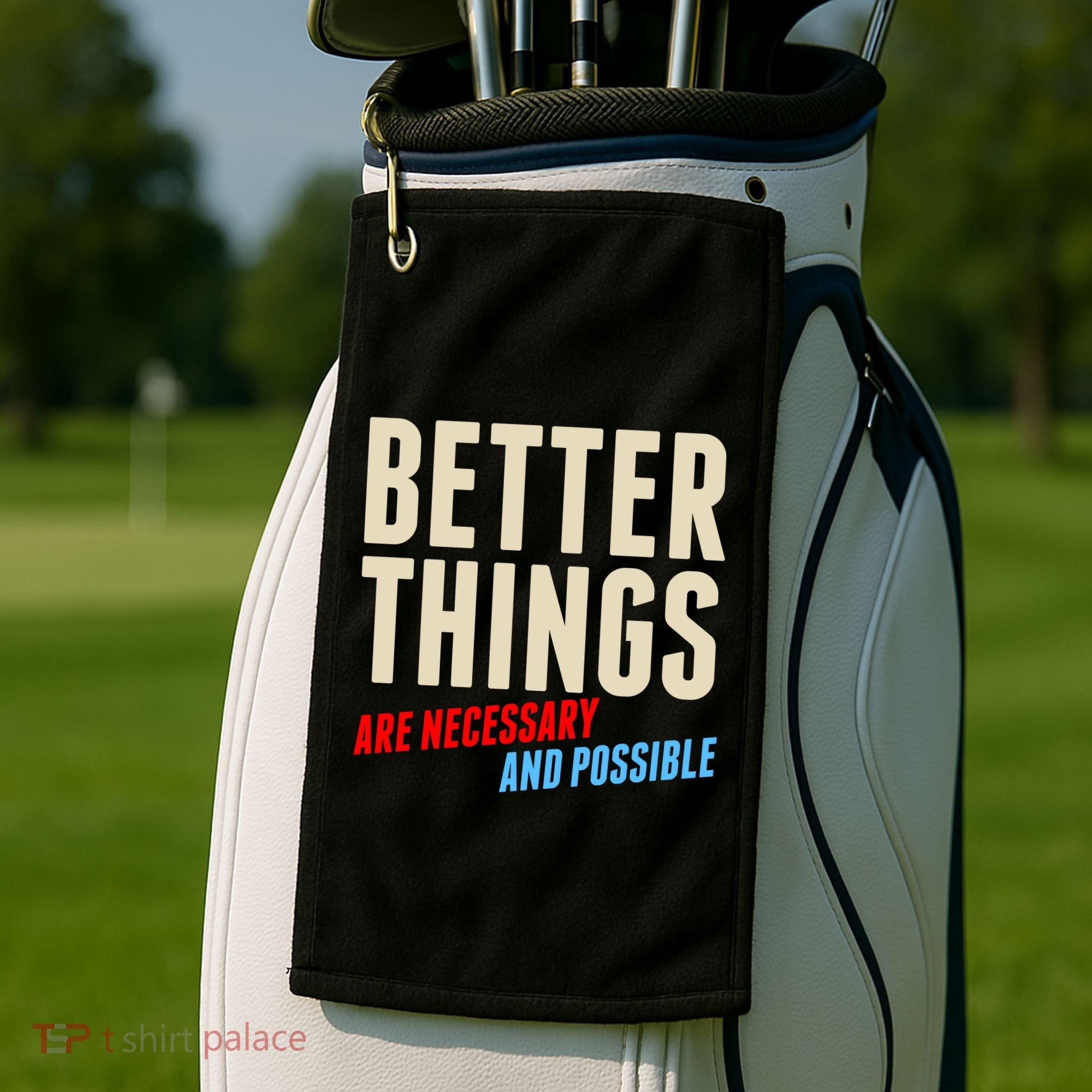 Better Things Are Necessary And Possible Golf Towel