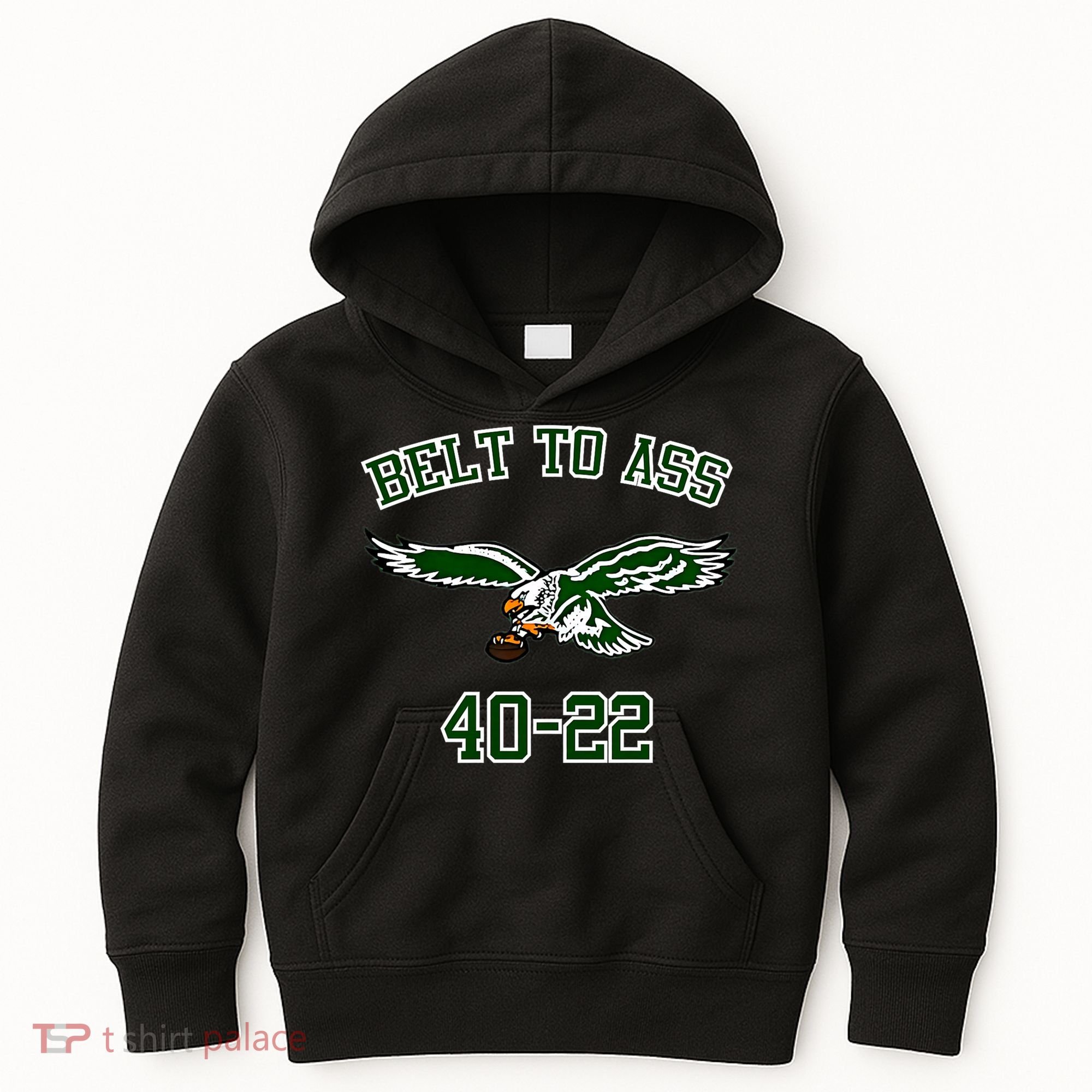 Belt To Ass 40 22 Kids Hoodie