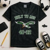 Belt To Ass 40 22 Kids Tie-Dye T-Shirt thumb 2