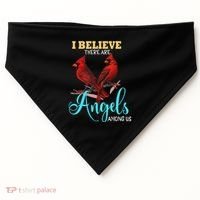 Believe There Are Angels Among Of Us Cardinal Bird Lovers USA-Made Doggie Bandana thumb 0
