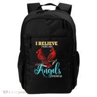 Believe There Are Angels Among Of Us Cardinal Bird Lovers Backpack thumb 0