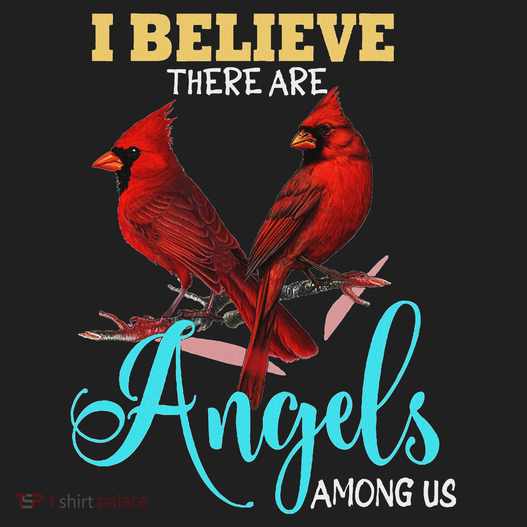 Believe There Are Angels Among Of Us Cardinal Bird Lovers Tumbler