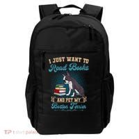 Boston Terrier American Gentleman Bibliophile Book Lover Backpack thumb 0