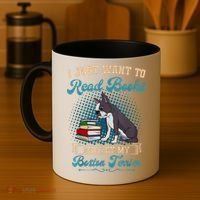 Boston Terrier American Gentleman Bibliophile Book Lover Coffee Mug thumb 4