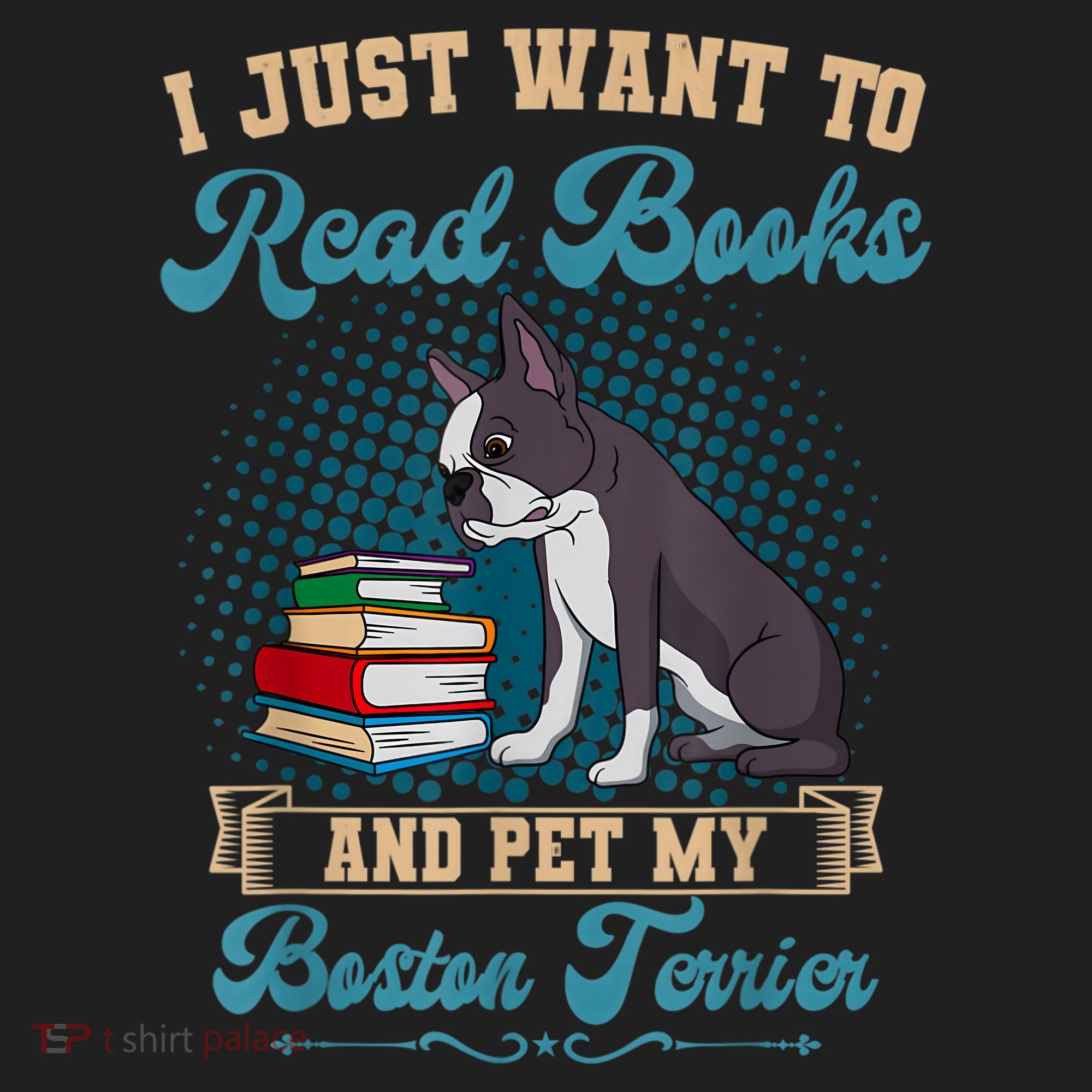 Boston Terrier American Gentleman Bibliophile Book Lover Beanie