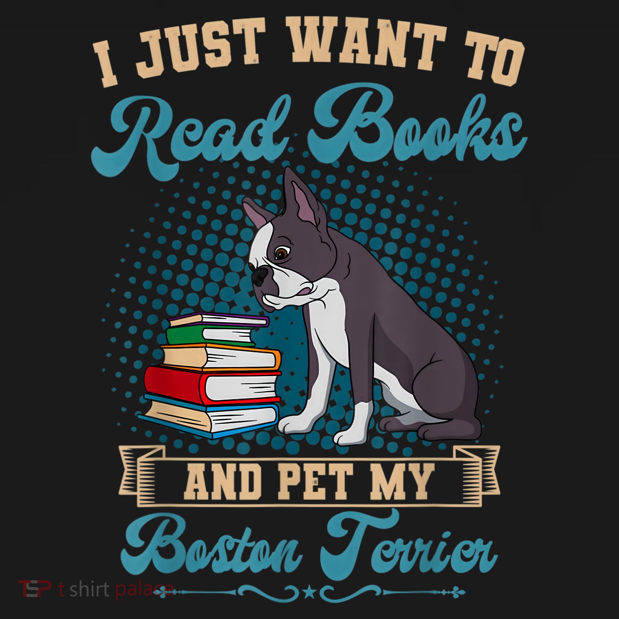 Boston Terrier American Gentleman Bibliophile Book Lover Women's Hoodie